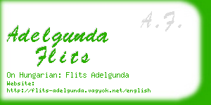 adelgunda flits business card